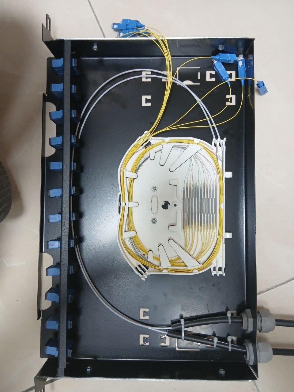 فیبر نوری و فیوژن کارخانه آپادانا 1