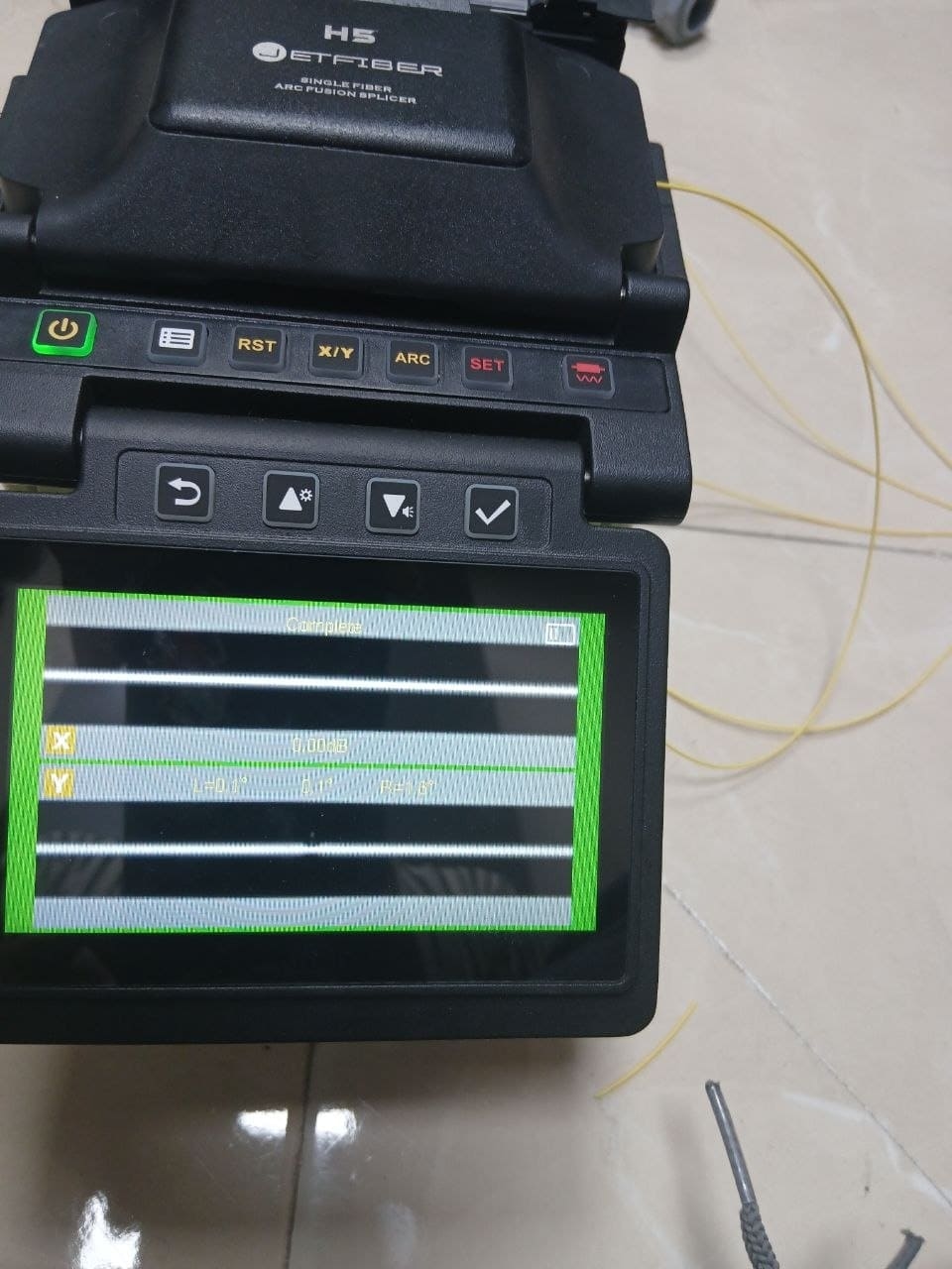 فیبر نوری و فیوژن کارخانه آپادانا 2