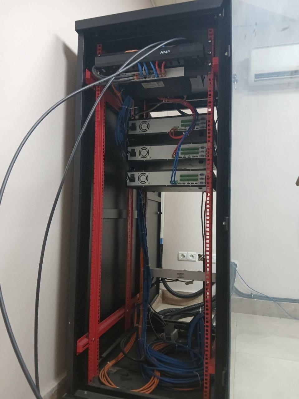 فیبر نوری و فیوژن کارخانه آپادانا 4