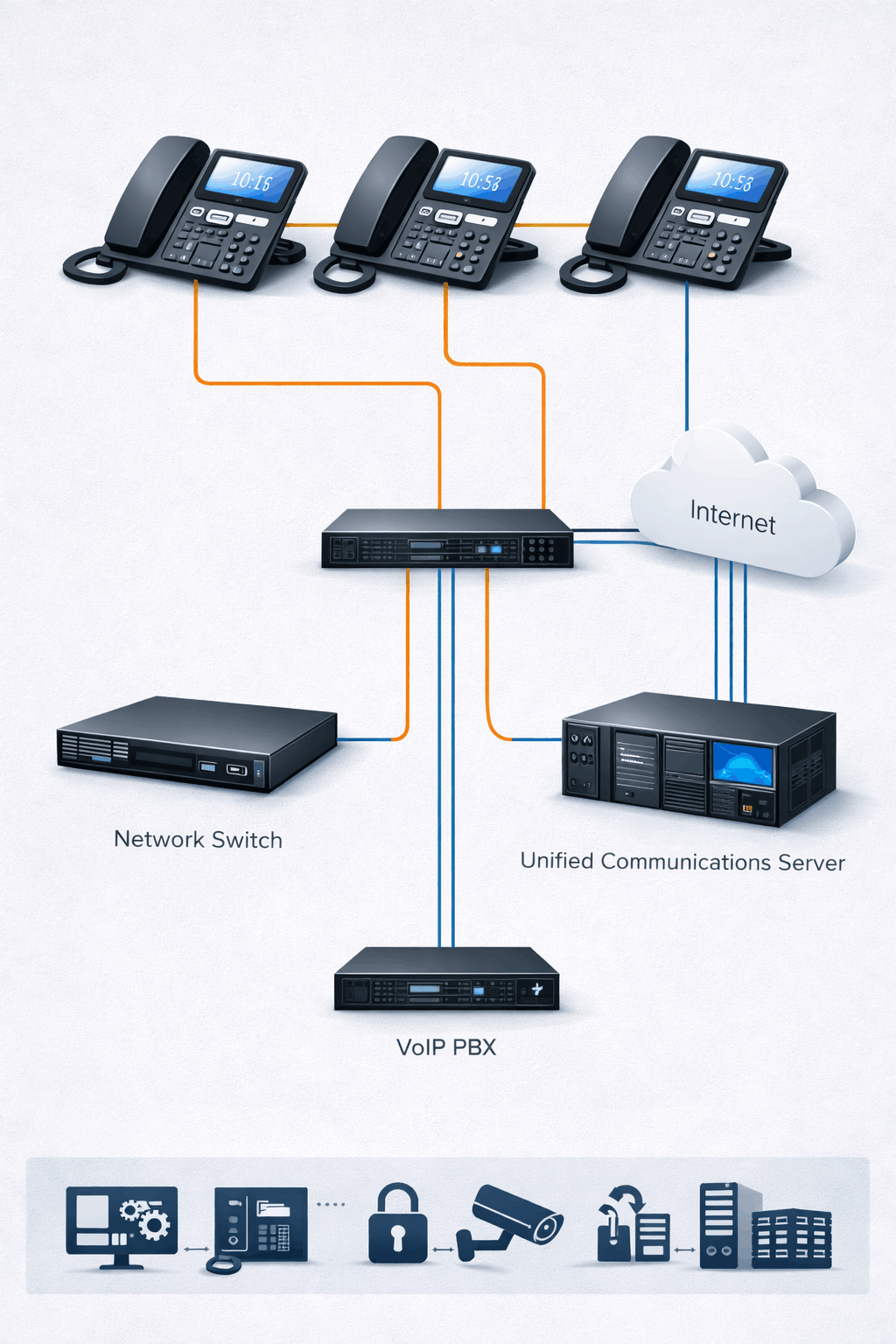 خدمات پادرا در اجرای سیستم تلفن سازمانی